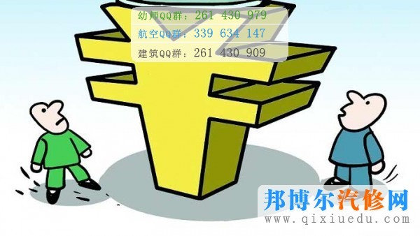 汽車營銷與服務專業(yè)收費圖