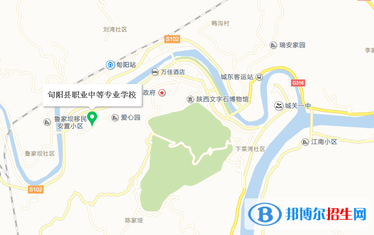 旬陽(yáng)地圖