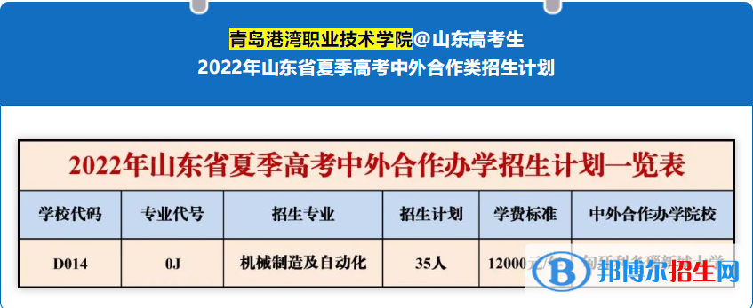 青島港灣職業(yè)技術(shù)學(xué)院有哪些中外合作辦學(xué)專業(yè)？（附名單）