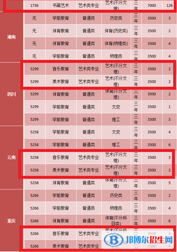 黔南民族幼兒師范高等?？茖W(xué)校藝術(shù)類專業(yè)有哪些？