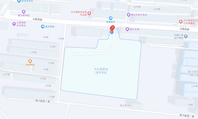 大化瑤族自治縣職業(yè)技術學校地址，乘車路線