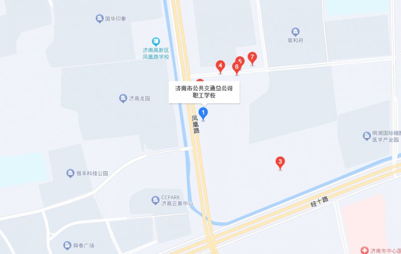 濟南市公共交通職業(yè)高級中學地址，乘車路線