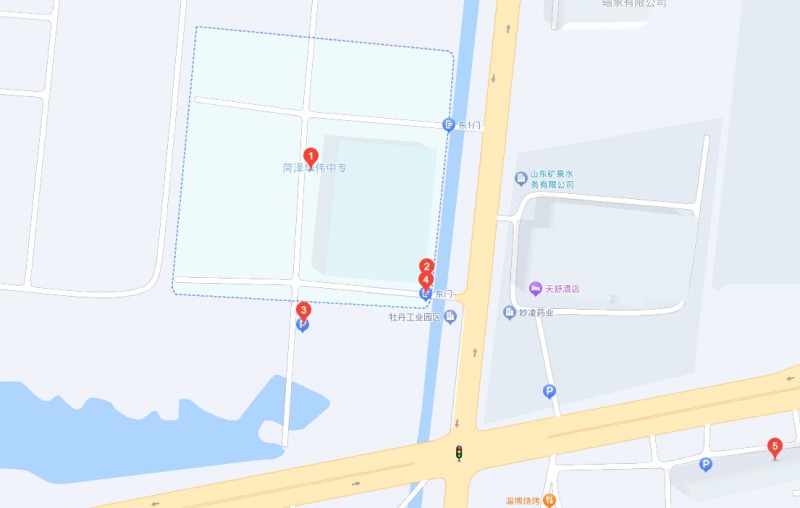 菏澤華偉職業(yè)中等專業(yè)學(xué)校地址，乘車路線