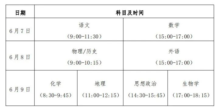 2024年貴州高考幾天？今年高考具體哪幾天考試？附科目時間安排