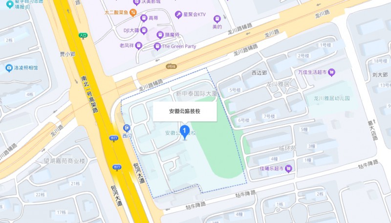 安徽省公路工程技工學(xué)校地址，乘車路線